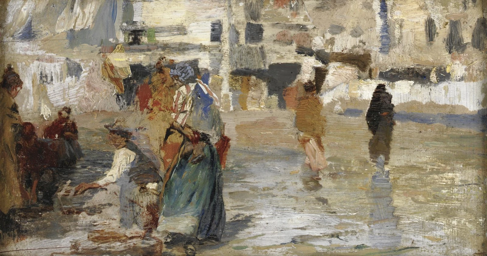  154-Ettore Tito-mercato a Chioggia 